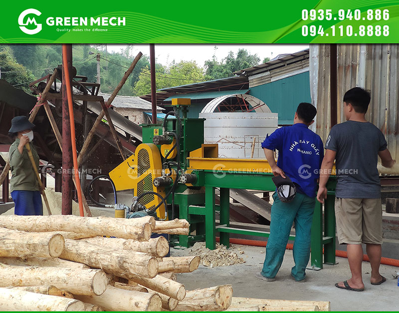 Lắp đặt máy nghiền gỗ tại Tuyên Quang