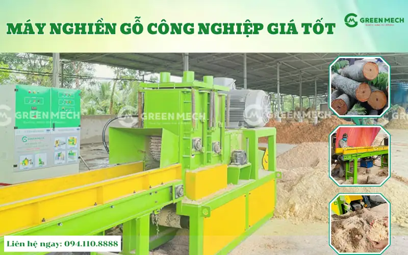 Máy nghiền gỗ công nghiệp giá tốt mà bạn cần biết